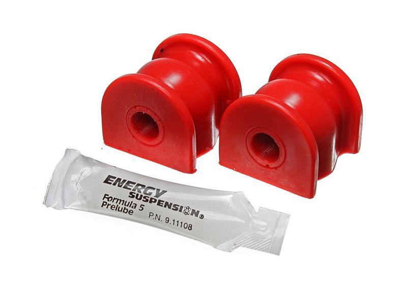 Honda CRX Sway Bar Bushing Set - Rear - Energy Suspension - 12mm Performance Polyurethane - Red - `01-`05